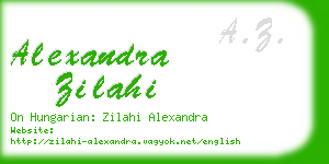 alexandra zilahi business card